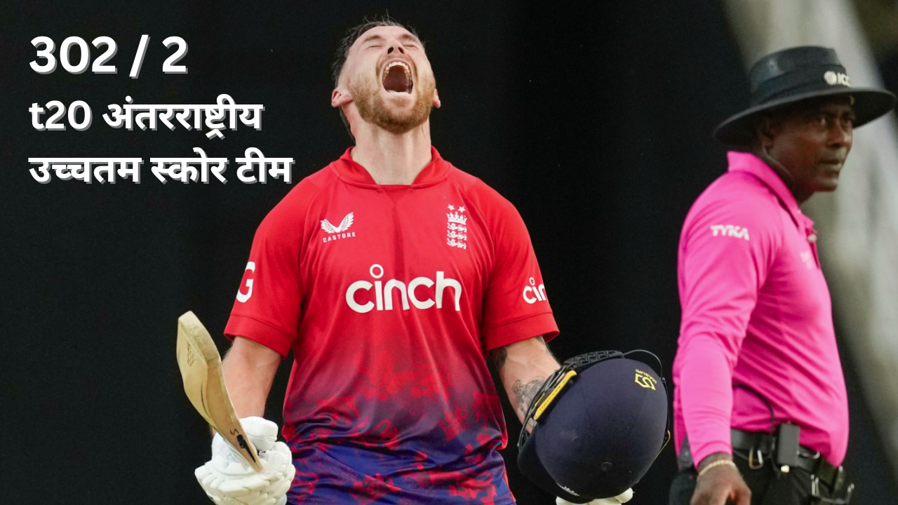 Phil salt t20 international highest score team